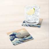 KATSUSHIKA HOKUSAI - De grote golf van Kanagawa Kartonnen Onderzetters (Insitu)