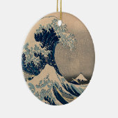 Katsushika Hokusai. De Grote Golf van Kanagawa Keramisch Ornament (Rechts)