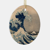 Katsushika Hokusai. De Grote Golf van Kanagawa Keramisch Ornament (Rechts)