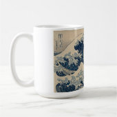 Katsushika Hokusai. De Grote Golf van Kanagawa Koffiemok (Links)