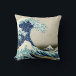 Katsushika Hokusai - De Grote Golf van Kanagawa Kussen<br><div class="desc">De Grote Golf van Kanagawa / The Wave - Katsushika Hokusai,  1829-1833</div>
