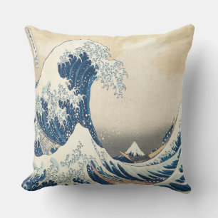 Katsushika Hokusai, De Grote Golf van Kanagawa Kussen