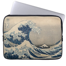 Katsushika Hokusai. De Grote Golf van Kanagawa Laptop Sleeve
