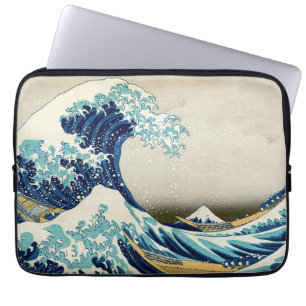 Katsushika Hokusai - De Grote Golf van Kanagawa Laptop Sleeve