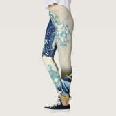 Katsushika Hokusai - De Grote Golf van Kanagawa Leggings (Links)