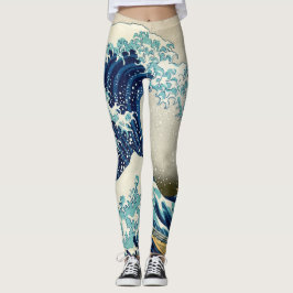 Katsushika Hokusai - De Grote Golf van Kanagawa Leggings