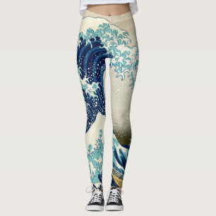 Katsushika Hokusai - De Grote Golf van Kanagawa Leggings