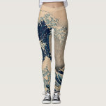 Katsushika Hokusai. De Grote Golf van Kanagawa Leggings<br><div class="desc">Katsushika Hokusai. De Grote Golf van Kanagawa. De Grote Golf van Kanagawa, ook bekend als de Grote Golf, van de reeks 36 Uitzichten van de berg Fuji (Fugaku sanjūrokkei) Katsushika Hokusai, 1829-1833. Reproductie van beroemde kunstwerken in het publieke domein, afbeeldingen.</div>