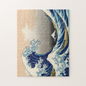 KATSUSHIKA HOKUSAI - De grote golf van Kanagawa Legpuzzel (Verticaal)
