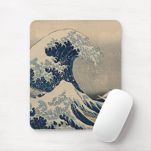 Katsushika Hokusai. De Grote Golf van Kanagawa Muismat (Met muis)