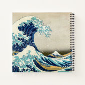 Katsushika Hokusai - De Grote Golf van Kanagawa Notitieboek (Achterkant)
