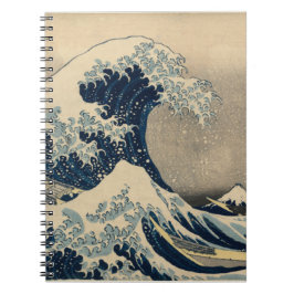 Katsushika Hokusai. De Grote Golf van Kanagawa Notitieboek