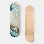 Katsushika Hokusai - De Grote Golf van Kanagawa Persoonlijk Skateboard (Voorkant)