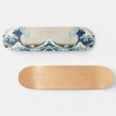 Katsushika Hokusai - De Grote Golf van Kanagawa Persoonlijk Skateboard (Horizontaal)