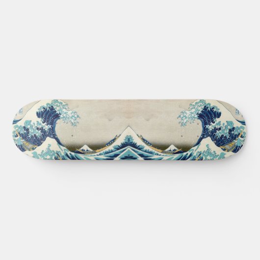 Katsushika Hokusai - De Grote Golf van Kanagawa Persoonlijk Skateboard (Horizontaal)