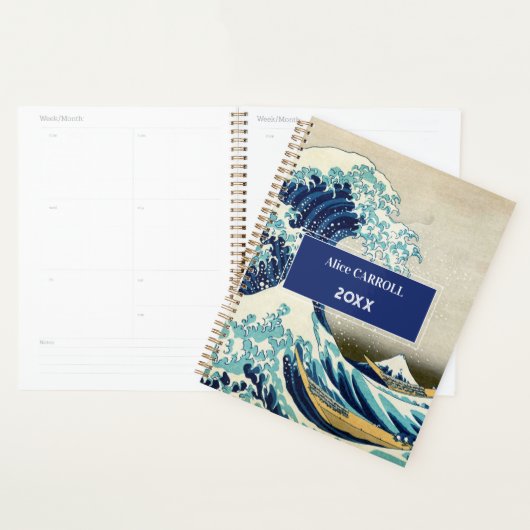 Katsushika Hokusai - De Grote Golf van Kanagawa Planner (Display)