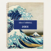 Katsushika Hokusai - De Grote Golf van Kanagawa Planner (Voorkant)