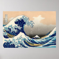 KATSUSHIKA HOKUSAI - De grote golf van Kanagawa