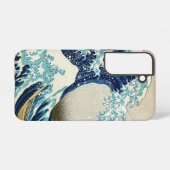 Katsushika Hokusai - De Grote Golf van Kanagawa Samsung Galaxy Hoesje (Achterkant horizontaal)