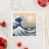 KATSUSHIKA HOKUSAI - De grote golf van Kanagawa Servetten (Insitu)