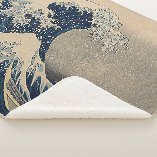 Katsushika Hokusai. De Grote Golf van Kanagawa Sherpa Deken (3/4)