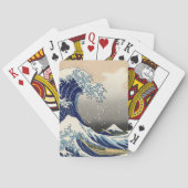 KATSUSHIKA HOKUSAI - De grote golf van Kanagawa Speelkaarten (Achterkant)