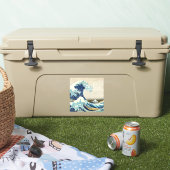 Katsushika Hokusai - De Grote Golf van Kanagawa Sticker (Koeler)