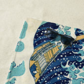 Katsushika Hokusai - De Grote Golf van Kanagawa Strandlaken (In situ)