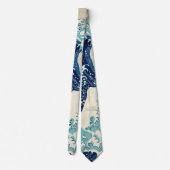 Katsushika Hokusai - De Grote Golf van Kanagawa Stropdas (Achterkant)