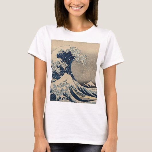 Katsushika Hokusai. De Grote Golf van Kanagawa T-shirt (Voorkant)