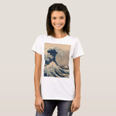 Katsushika Hokusai. De Grote Golf van Kanagawa T-shirt (Voorkant volledig)