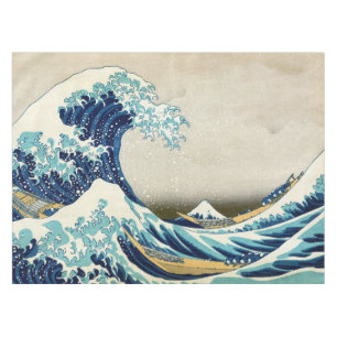 Katsushika Hokusai - De Grote Golf van Kanagawa Tafelkleed