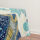 Katsushika Hokusai - De Grote Golf van Kanagawa Tafelkleed (Voorbeeld)