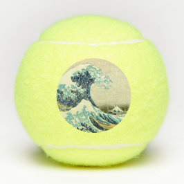 Katsushika Hokusai - De Grote Golf van Kanagawa Tennisballen