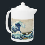 Katsushika Hokusai - De Grote Golf van Kanagawa Theepot<br><div class="desc">De Grote Golf van Kanagawa / The Wave - Katsushika Hokusai,  1829-1833</div>