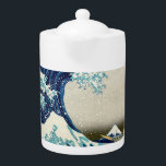 Katsushika Hokusai - De Grote Golf van Kanagawa Theepot<br><div class="desc">De Grote Golf van Kanagawa / The Wave - Katsushika Hokusai,  1829-1833</div>