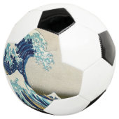 Katsushika Hokusai - De Grote Golf van Kanagawa Voetbal (Drie kwart)
