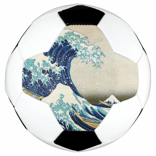 Katsushika Hokusai - De Grote Golf van Kanagawa Voetbal (Voorkant)