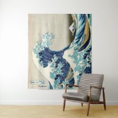 Katsushika Hokusai - De Grote Golf van Kanagawa Wandkleed (In situ)