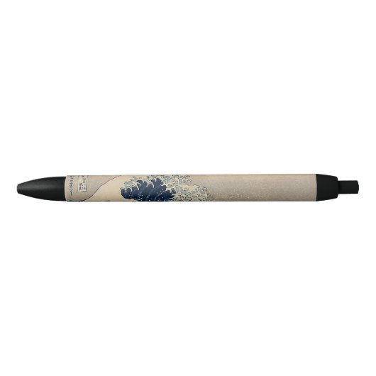 Katsushika Hokusai. De Grote Golf van Kanagawa Zwarte Inkt Pen (Voorkant)