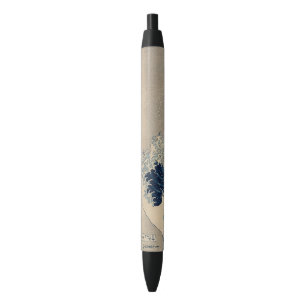 Katsushika Hokusai. De Grote Golf van Kanagawa Zwarte Inkt Pen