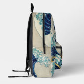 Katsushika Hokusai - De Grote Golf voor Kanagawa Bedrukte Rugzak (Links)