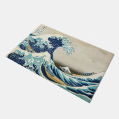 Katsushika Hokusai - De Grote Golf voor Kanagawa Deurmat (Schuin)