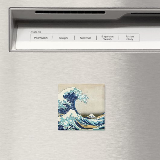 Katsushika Hokusai - De Grote Golf voor Kanagawa Magneet (Insitu (Vaatwasser))