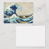 Katsushika Hokusai - De Grote Golf voor Kanagawa Notitiekaartje (Voorkant / Achterkant)