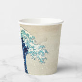 Katsushika Hokusai - De Grote Golf voor Kanagawa Papieren Bekers (Links)