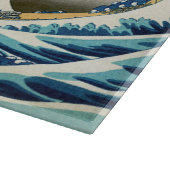 Katsushika Hokusai - De Grote Golf voor Kanagawa Snijplank (Hoek)