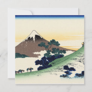 Katsushika Hokusai. De Inume Pass in de provincie 