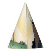 Katsushika Hokusai. De Inume Pass in de provincie Feesthoedjes (Achterkant)