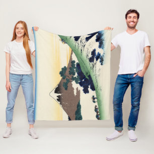 Katsushika Hokusai. De Inume Pass in de provincie  Fleece Deken